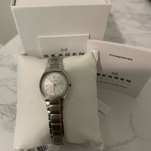 NWT Skagen Stainless Steel Ladies Watch